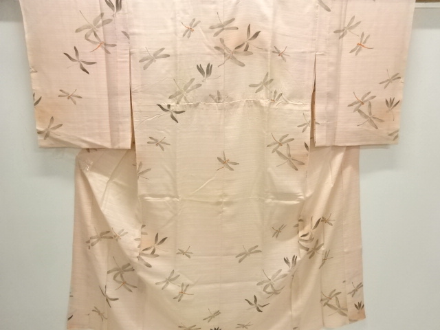 JAPANESE KIMONO / ANTIQUE JUBAN FOR SUMMER / DRAGONFLY